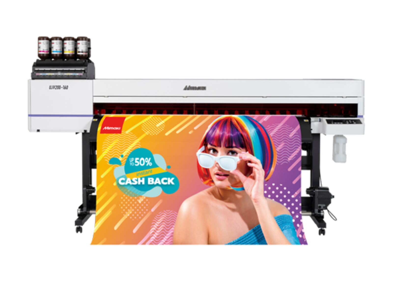 Mimaki UJV200-160 UV roll printer